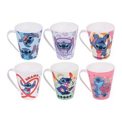 CANECA PLASTICA PLASUTIL 360ML STITCH SORTIDO