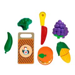 Nutri Feirinha de Frutas e Legumes 8 Peças Comidinha de Brinquedo