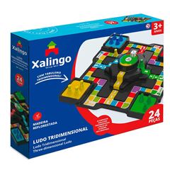 JOGO LUDO XALINGO TRIDIMENSIONAL