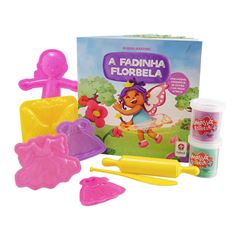 BRINQUEDO LIVRO SUPER MASSA FADINHA FLORBELA ESTRELA