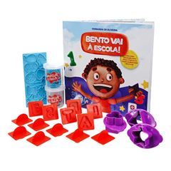 BRINQUEDO LIVRO SUPER MASSA BENTO ESCOLA ESTRELA