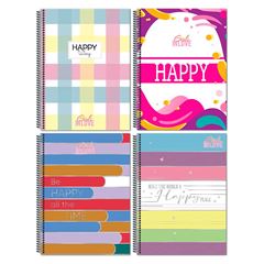 CADERNO 15X1 ESPIRAL CAPA DURA 210 FOLHAS GIRLS IN LOVE MAXIMA