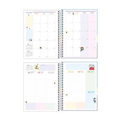 AGENDA PLANNER ANUAL TILIBRA SNOOPY CAPA DURA ESPIRAL 2025 SORTIDA