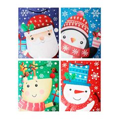 SACOLA PAPEL RIO MASTER 26CM NATAL FIGURAS NATAL SORTIDO