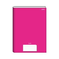 CADERNO BROCHURA 96 FOLHAS CAPA DURA STIFF PINK JANDAIA