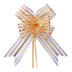 LACO FACIL GRANDE 32X470MM COM 5 ORGANZA DOURADO