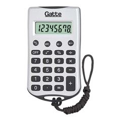 CALCULADORA MAKE+ BOLSO COM CORDAO 8990 8 DIGITOS PRETO