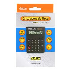 CALCULADORA MAKE+ MESA 3851B 12 DIGITOS PRETO