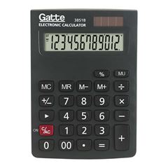 CALCULADORA MAKE+ MESA 3851B 12 DIGITOS PRETO