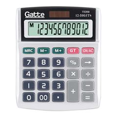 CALCULADORA MAKE+ MESA 1108B 12 DIGITOS CINZA