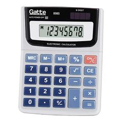 CALCULADORA MAKE+ MESA 8985A 8 DIGITOS CINZA