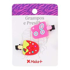 PRESILHA PARA CABELO MAKE+ INFANTIL COM 2 CANDY