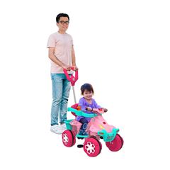 BRINQUEDO CARRO PASSEIO PEDAL SMART QUAD ROSA BANDEIRANTE