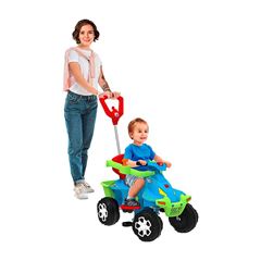 BRINQUEDO CARRO PASSEIO PEDAL SMART QUAD AZUL BANDEIRANTE