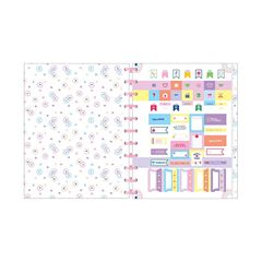 CADERNO DESMONTAVEL 01X1 80 FOLHAS TILIDISCO HAPPY 25 TILIBRA