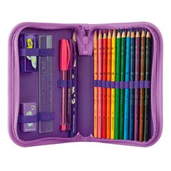 ESTOJO ESCOLAR FABER NYLON COMPLETO PETS CACHORRO