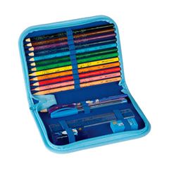 ESTOJO ESCOLAR FABER NYLON COMPLETO PETS GATO