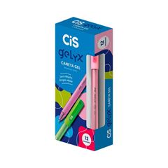 CANETA GEL CIS GELYX 0.8 PASTEL ROSA