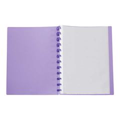 PASTA DESMONTAVEL PP ACP COM 30 ENVELOPES CANDY ROSA/LILAS