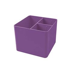 ORGANIZADOR OBJETOS DELLO COM 3 DIVISORIAS FULL COLOR ROXO