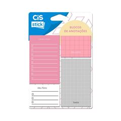 RECADO ADESIVO CIS STICKY NOTES ST0202 COM 4