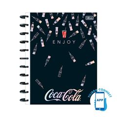 CADERNO DESMONTAVEL 10X1 160 FOLHAS TILIDISCO 24 COCA COLA