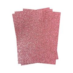 PAPEL GLITER 180G A4 5 FOLHAS OFF PAPER ROSE GOLD