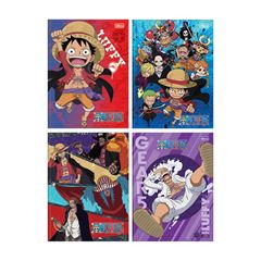 CADERNO BROCHURA 80 FOLHAS CAPA DURA ONE PIECE 25 TILIBRA