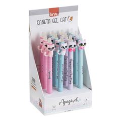 CANETA GEL BRW APAGAVEL 0.7MM CAT