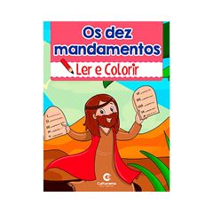 LIVRO INFANTIL LER E COLORIR HISTORIAS BIBLICAS SORTIDO