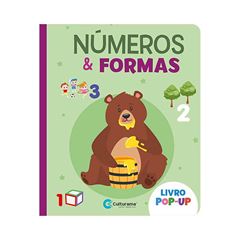 LIVRO INFANTIL POP-UP APRENDENDO NUMEROS E FORMAS