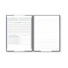 CADERNO CAPA DURA ESPIRAL 01X1 80 FOLHAS PARIS SAINT GERMAIN 25 FORONI