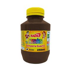 TINTA GUACHE 250ML RADEX MARROM