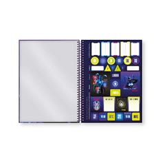 CADERNO CAPA DURA 01X1 80 FOLHAS BESOURO AZUL 24 FORONI