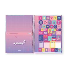 CADERNO CAPA DURA ESPIRAL 15X1 240 FOLHAS JUDY 24 FORONI