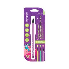 LAPIS NEWPEN INFINITO HB DIAMANTE COLOR ROXA