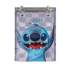 FICHARIO DAC COMPLETO MINI VERTICAL 80 FOLHAS DISNEY STITCH