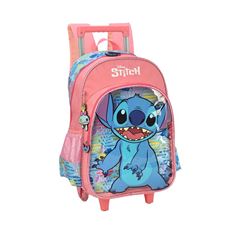 MOCHILA RODA LUXCEL INFANTIL STITCH 14