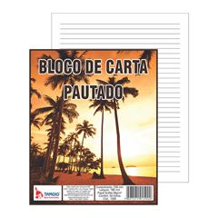 BLOCO CARTA COM PAUTA 50 FOLHAS TAMOIO