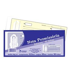 NOTA PROMISSORIA AMARELA 50 FOLHAS TAMOIO