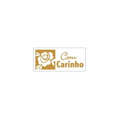 ETIQUETA ROLO KARINA COM 100 COM CARINHO BRANCO/OURO 638