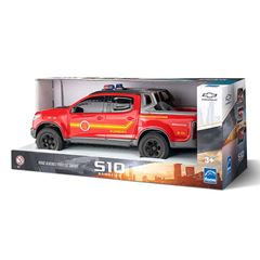 BRINQUEDO CARRO PICK-UP S-10 ROMA BOMBEIRO