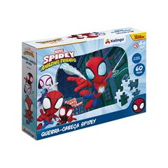 BRINQUEDO QUEBRA CABECA DISNEY JUNIOR SPIDEY 60 PECAS XALINGO