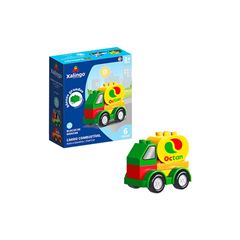 BRINQUEDO BLOCOS MONTAR CARROS 6 PECAS XALINGO SORTIDO