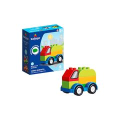 BRINQUEDO BLOCOS MONTAR CARROS 6 PECAS XALINGO SORTIDO