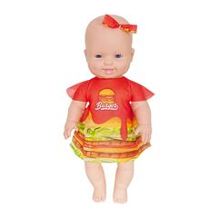 BRINQUEDO BONECA SAPEKINHA FAST FOOD MILK HAMBURGUER