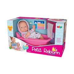 BRINQUEDO BONECA PETIT REBORN MILK BANHO