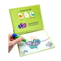 LIVRO INFANTIL DE COLORIR COM AGUA LEO&LEO DINO