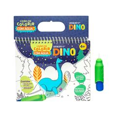 LIVRO INFANTIL DE COLORIR COM AGUA LEO&LEO DINO