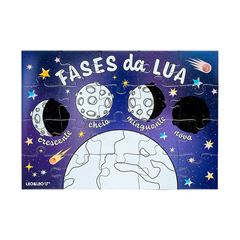 BRINQUEDO QUEBRA CABECA PARA COLORIR LEO&LEO 4 EM 1 GALAXIA